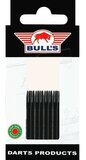 Bull's Short Aluminium shafts zwart - 5 pack