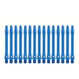 Bull's Short Aluminium shafts blauw - 5 pack