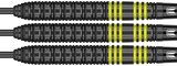 Target Vapor8 Black Yellow 80% steeltip dartpijlen