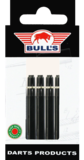 Bull's Nylon Ring shafts medium zwart - 5 pack