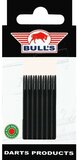 Bull's Medium Aluminium shafts zwart - 5 pack