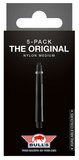 Bull's Medium Nylon Ring shafts zwart - 5 pack