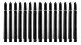 Bull's Medium Nylon Ring shafts zwart - 5 pack
