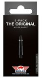 Bull's Short Nylon Ring shafts zwart - 5 pack
