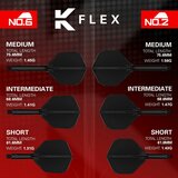 Target Target K-Flex Flight System No.2 Medium zwart