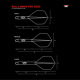 Bull's Union Pro Flight System No.6 Medium zwart