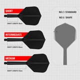 Target Target K-Flex Flight System No.6 Medium rood