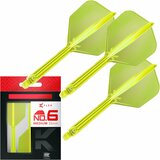 Target Target K-Flex Flight System No.6 Medium Neon geel
