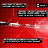 Target Target K-Shift Flight System No.2 Short zwart