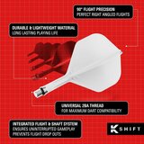 Target Target K-Shift Flight System No.2 Short zwart