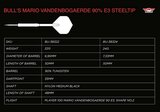 Bull's Mario Vandenbogaerde E3 90% steeltip dartpijlen