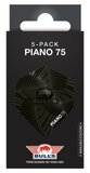 Bull's Piano 75 zwart No.2 flights - 5-pack