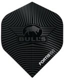 Bull's Fortis 150 zwart No.2 flights - 5-pack