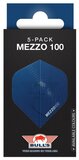 Bull's Mezzo 100 blauw No.2 flights - 5-pack