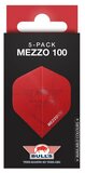 Bull's Mezzo 100 rood No.2 flights - 5-pack