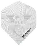Bull's Mezzo 100 wit No.2 flights - 5-pack