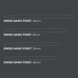 Target Swiss Points Nano Grip zilver - 30 mm