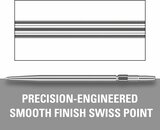 Target Swiss Points Smooth zilver - 26 mm