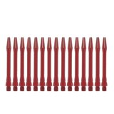 Bull's Short Aluminium shafts rood - 5 pack