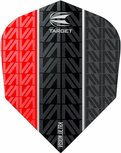 Target Vision Ultra Vapor8 Black Red Std.6 flights Target Vision Ultra Vapor8 Black Red Std.6 flights