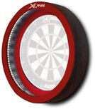 XQ-Max dartbordverlichting met surround rood XQ-Max dartbordverlichting met surround rood