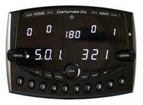 Dartsmate Elite zwart elektronisch scorebord Dartsmate Elite zwart elektronisch scorebord