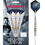 Unicorn Silver Star Dimitri van den Bergh 80% steeltip dartpijlen Unicorn Silver Star Dimitri van den Bergh 80% steeltip dartpijlen