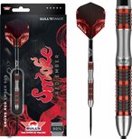 Bull's Smoke Red Amber 90% steeltip dartpijlen