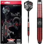 Bull's Phantom Grip Red PCT 90% steeltip dartpijlen