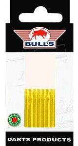 Bull's Short Aluminium shafts goud - 5 pack