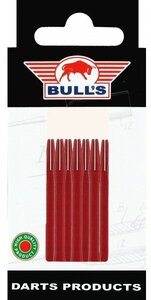 Bull's Medium Aluminium shafts rood - 5 pack