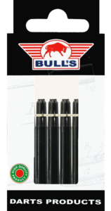 Bull's Nylon Ring shafts medium zwart - 5 pack