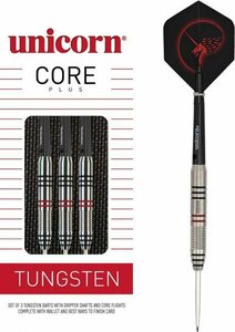 Unicorn Core Plus 70% Tungsten steeltip dartpijlen