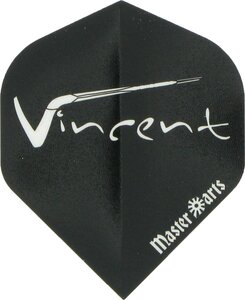 Master Darts Vincent van der Voort flights