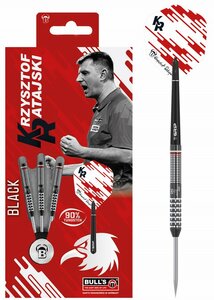 Bull's Germany Krzysztof Ratajski G2 Black Edition 90% steeltip dartpijlen