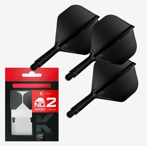 Target Target K-Flex Flight System No.2 Short zwart