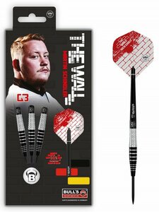 Bull's Germany Martin Schindler G3 90% tungsten steeltip dartpijlen