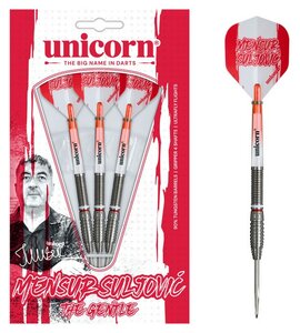 Unicorn Mensur Suljovic 95% tungsten steeltip dartpijlen