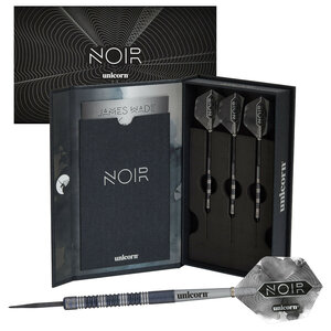 Unicorn Noir James Wade 90% steeltip dartpijlen