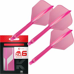 Target Target K-Flex Flight System No.6 Medium Neon roze