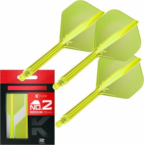 Target Target K-Flex Flight System No.2 Medium Neon geel