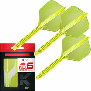 Target Target K-Flex Flight System No.6 Medium Neon geel