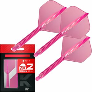 Target Target K-Flex Flight System No.2 Medium Neon roze