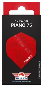 Bull's Piano 75 rood No.2 flights - 5-pack