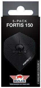 Bull's Fortis 150 zwart No.2 flights - 5-pack