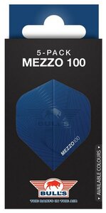 Bull's Mezzo 100 blauw No.2 flights - 5-pack